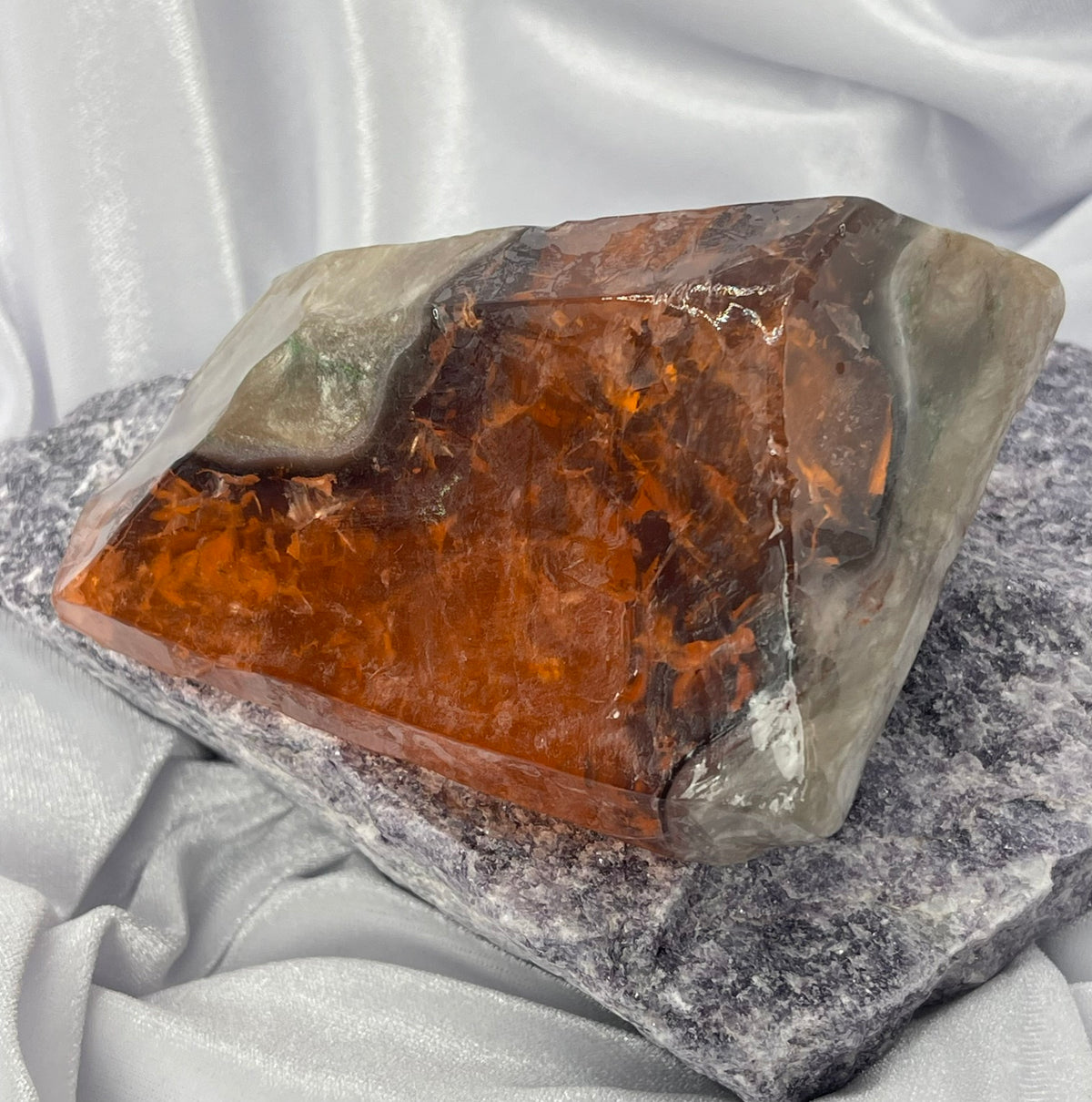 Fire Geode SoapRocks® Redwood Herbal Bath Soap