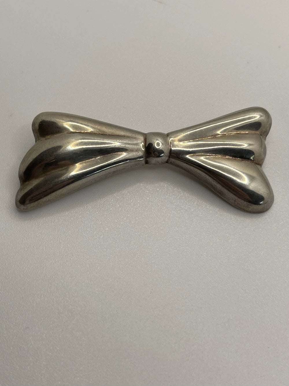 Authentic Vintage Alicia de la Paz Sterling Silver Bow Brooch