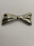 Authentic Vintage Alicia de la Paz Sterling Silver Bow Brooch