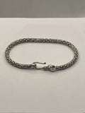 Balinese Popcorn Pebble Texture Silver Bracelet