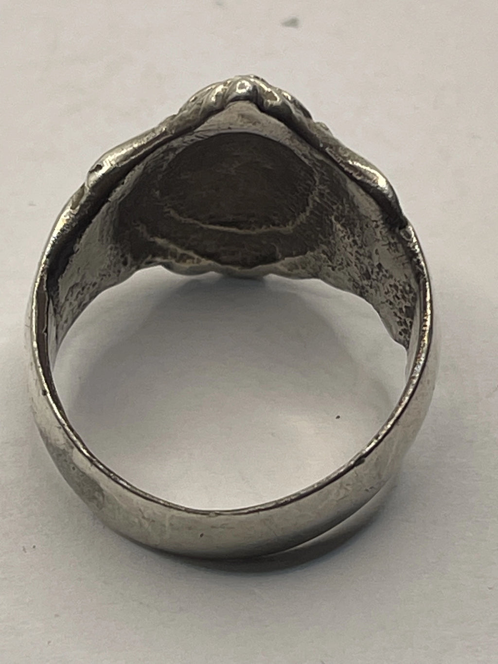 Back VIew of Balinese Sterling Silver Barong King of the Spirits Ring