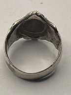 Back VIew of Balinese Sterling Silver Barong King of the Spirits Ring