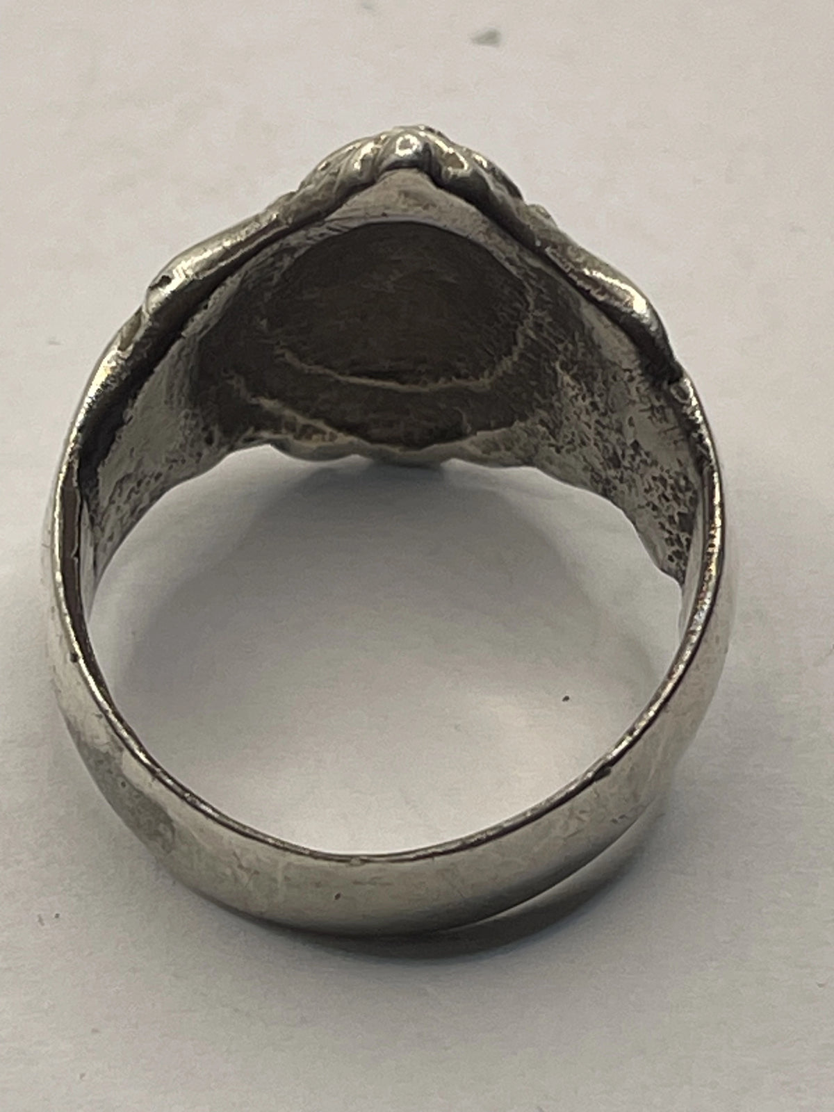 Back VIew of Balinese Sterling Silver Barong King of the Spirits Ring