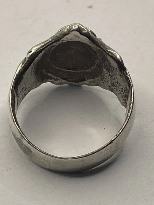 Back VIew of Balinese Sterling Silver Barong King of the Spirits Ring