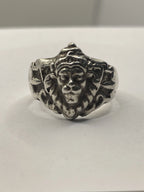 Front VIew of the Balinese Sterling Silver Barong King of the Spirits Ring