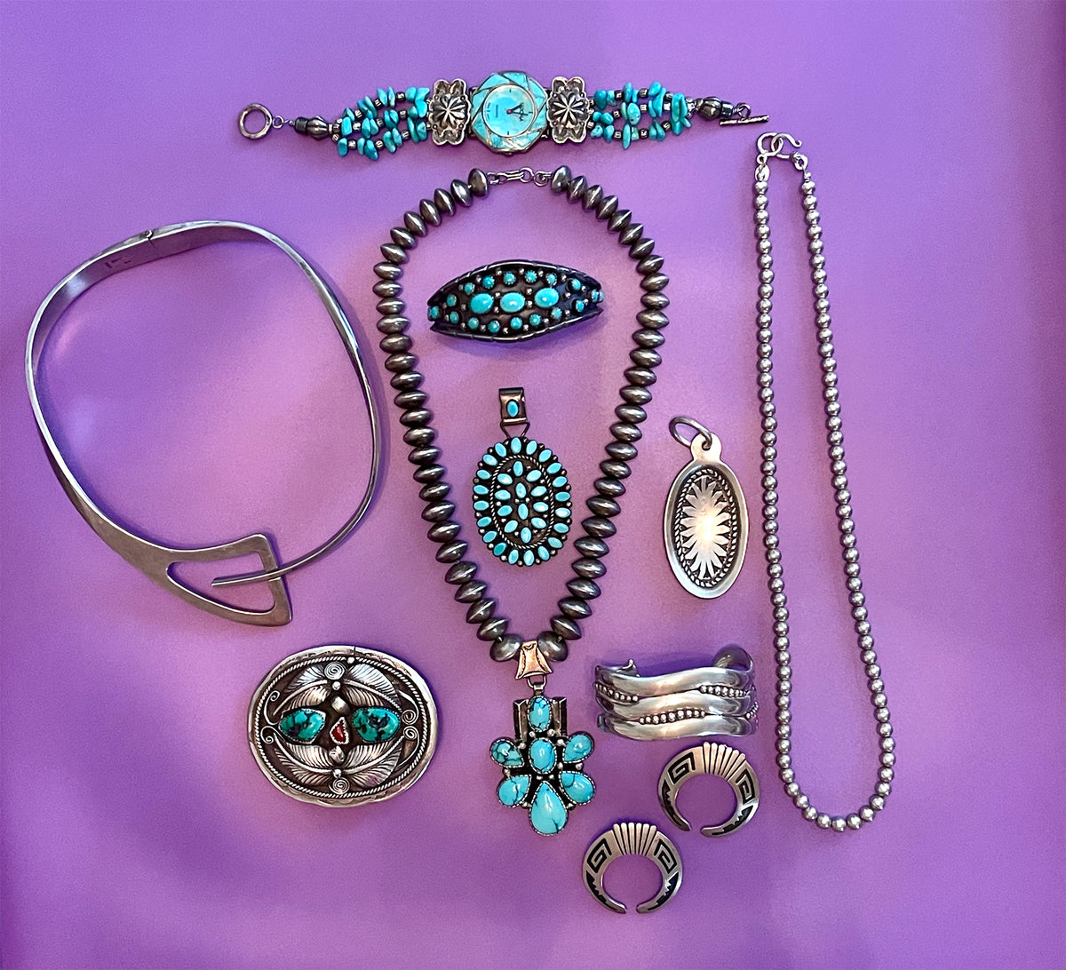 Sterling Silver with Turquoise Jewerly Collection