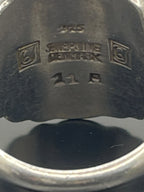 Back of Georg Jensen 11A Silver Ball Ring Sterling Silver
