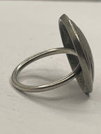 Side View of the Handcrafted 1935 United States Buffalo-Nickel-Ring