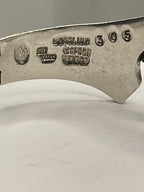Sterling 305 Mexico engraved onto Vintage Mid-Century Modern Sigi Pineda Double Hinge Bangle