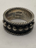 Front View of the Gently Pre-Loved Vogt Silversmiths The Blair Mini Sterling Silver Ring