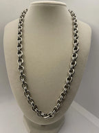 Preowned Mens LAGOS Anthem Double Link Chain Neckace 22"
