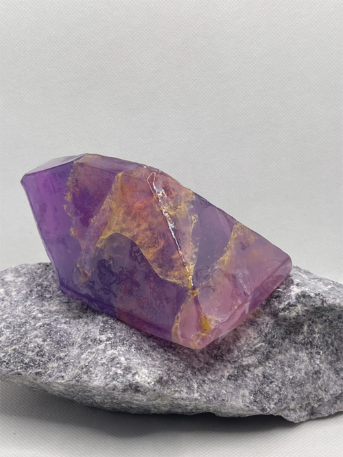 Amethyst SoapRocks® Plumeria Ylang Bath Soap
