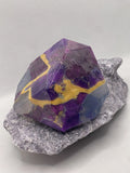 Soaprocks® Jewel Line Royal Sugiite With Quartz Bath Soap
