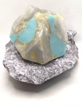 Soaprocks® Jewel Line Turquoise in Silver Gemstone Bath Soap