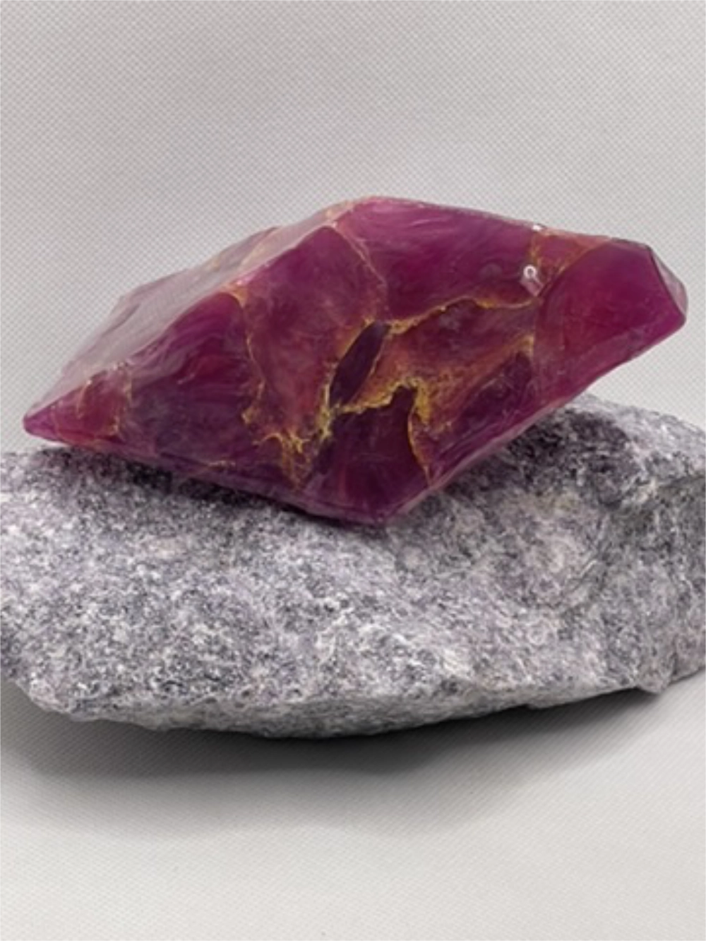 Ruby Zoisite SoapRocks® Blackberry Plum Bath Soap