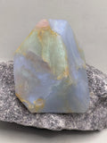 White Opal SoapRocks® Peach Geranium Moss Bath Soap