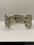 Back of Vintage Anthony Pineda 970 Sterling Silver Modernist Cuff Bracelet