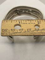 Measurement of the Top side of Vintage Anthony Pineda 970 Sterling Silver Modernist Cuff Bracelet