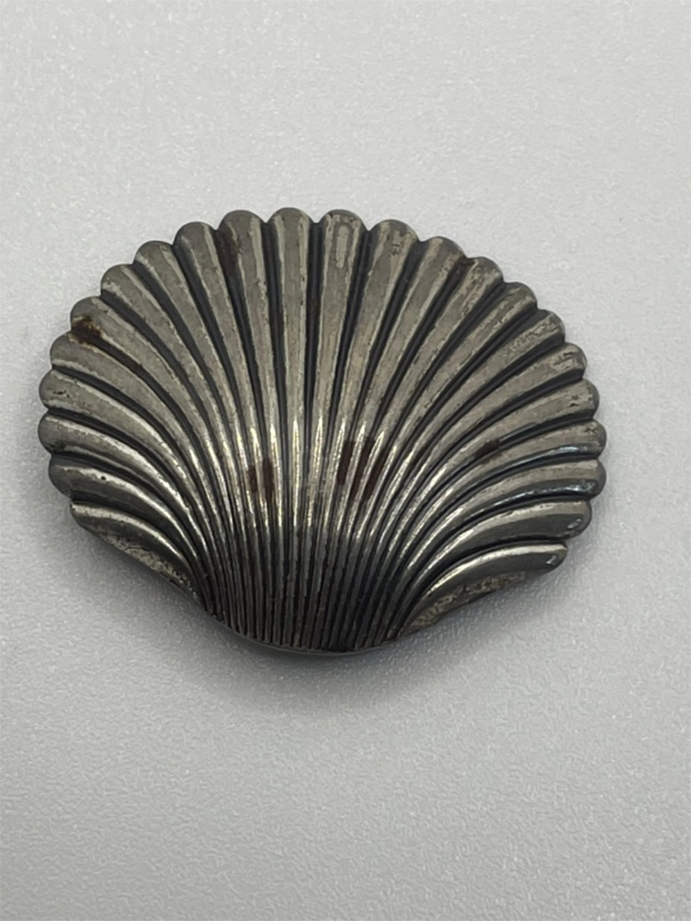 Vintage Beaucraft Sterling Silver Clam Shell Brooch