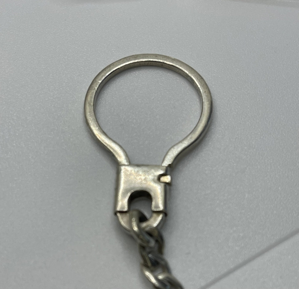 Hallmark of Vintage Camusso Sterling Silver Keychain Fob