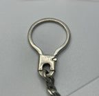 Hallmark of Vintage Camusso Sterling Silver Keychain Fob