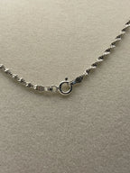 Clasp of the Vintage Taxco Mexican Modernist TM31 Lapis Lazuli 925 Silver Pendant Necklace