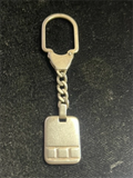 Vintage Italian Sterling Silver Arezzo Keychain