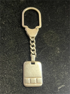 Vintage Italian Sterling Silver Arezzo Keychain