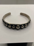 Vintage Anthony Pineda 970 Sterling Silver Modernist Cuff Bracelet