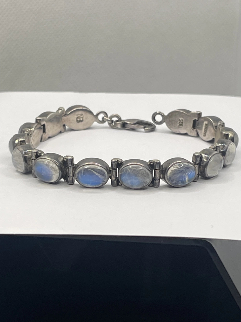 Vintage Nicky Butler Rainbow Moonstone Link Bracelet