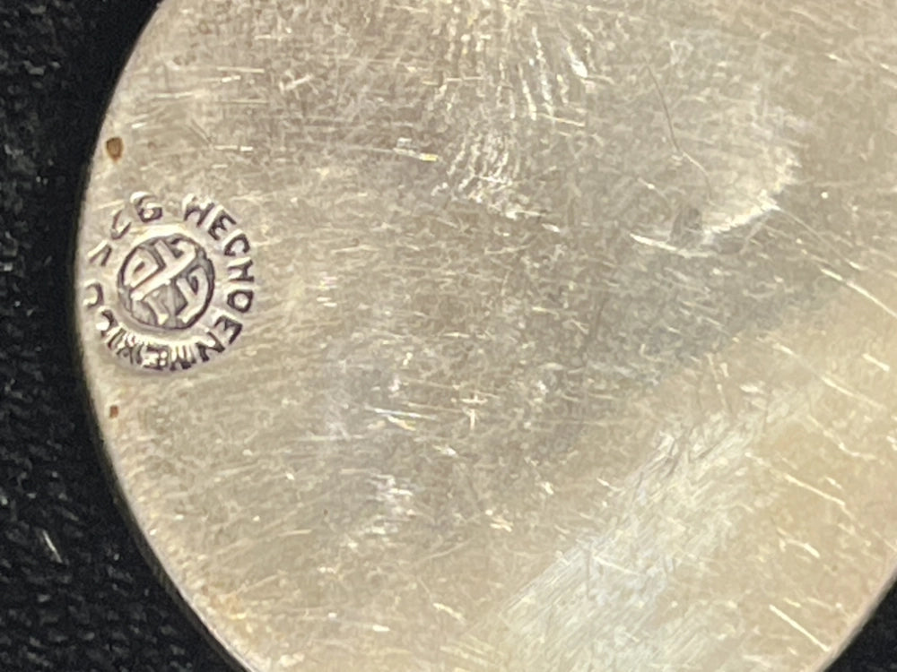 Hallmark of Vintage Sterling Silver Our Lady of Guadalupe Silver Keychain with Hecho en Mexico 925 etched