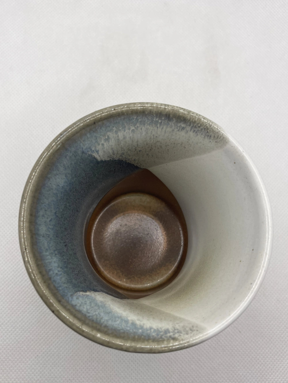 Top view of the Vintage Pottery Craft USA Vino Cup Vase