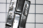 P81 925 Mexico etched into Vintage 925 Mexican Sterling Silver Modernist Link Bracelet