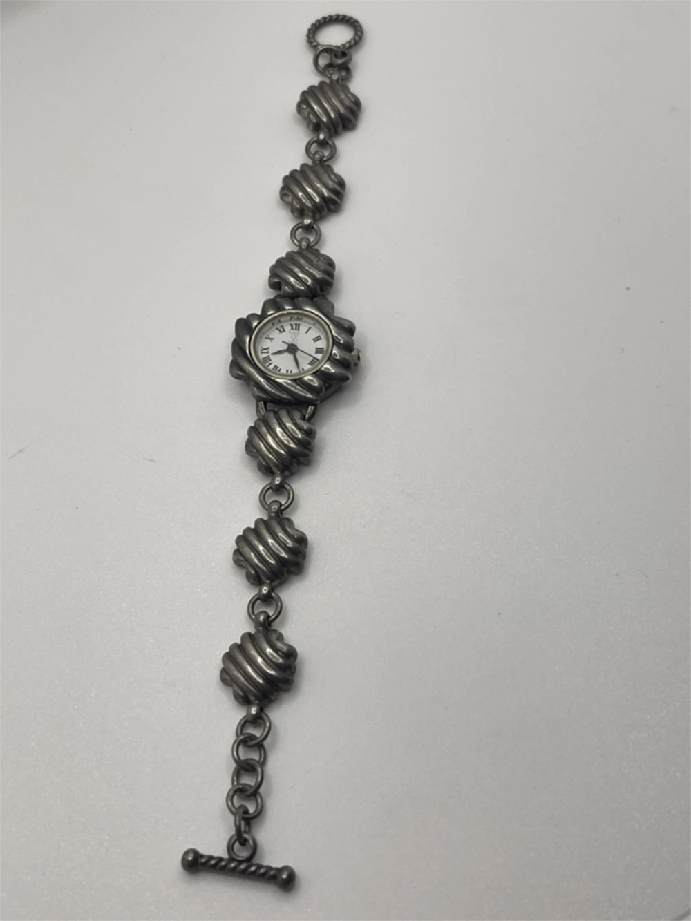 Full view of the Vintage Sterling Blues Fashion Brand Watch