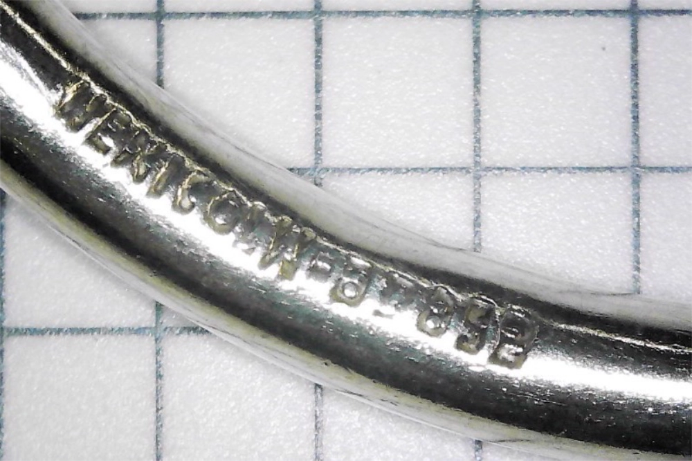 Mexico 11-5789B etched into Vintage Hand-Etched Taxco Mexico Sterling Silver Bangle Bracelet