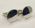 Vintage Tiffany & Co. Oval Sterling Silver Cufflinks