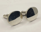 Vintage Tiffany & Co. Oval Sterling Silver Cufflinks