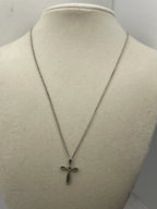 Vintage Weston Sterling Silver Our Lady of Faith Pendant with Original Chain